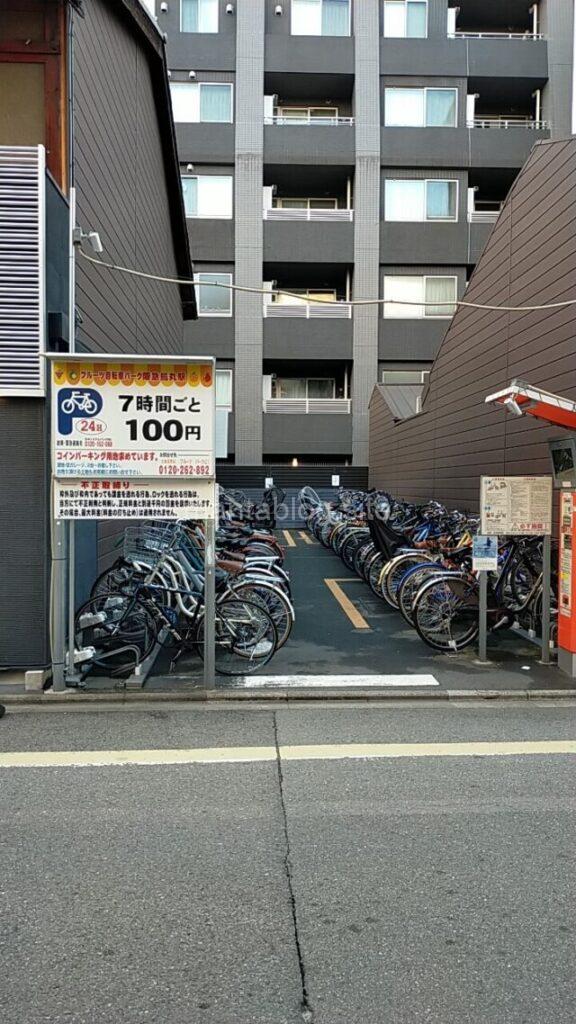 ゴリラクリニック京都烏丸院の最寄り駐輪場